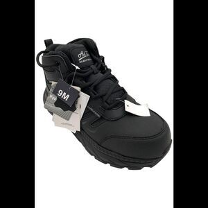 AdTec Men's Ultra-Light Waterproof Work Boots Black - Medium